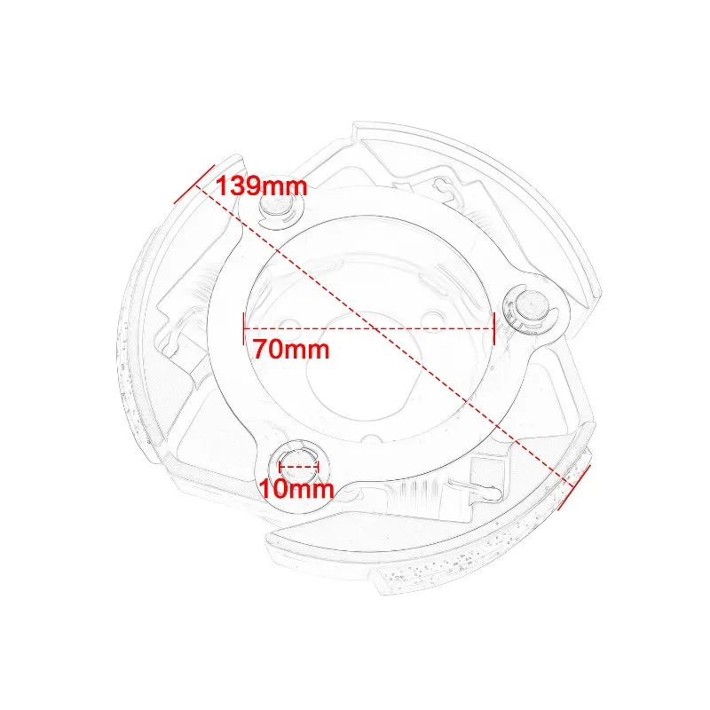 

Аксессуары для мотоциклов для XMAX 250R 2009-2016, крышка сцепления мотоцикла, крышка блока центрифуги