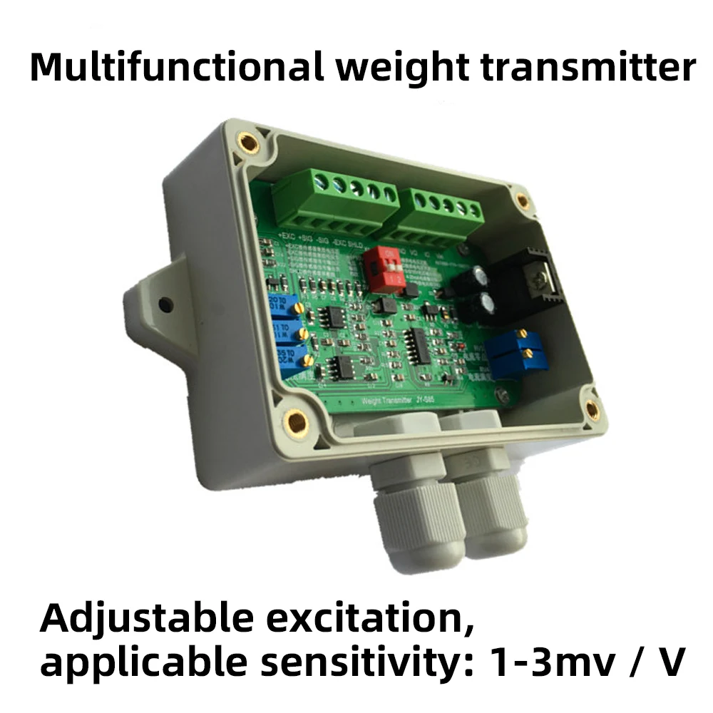 Imagem -02 - Transmissor de Pesagem com Caixa Amplificador de Célula de Carga Sensor de Pesagem de Peso Transdutor de Célula de Carga dc 12v 24v 420ma