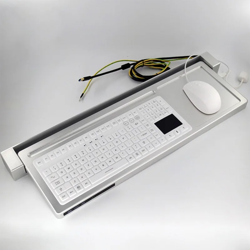 Wall-mounted operating room keyboard Antibacterial keyboard for digital operating room Waterproof antibacterial operating