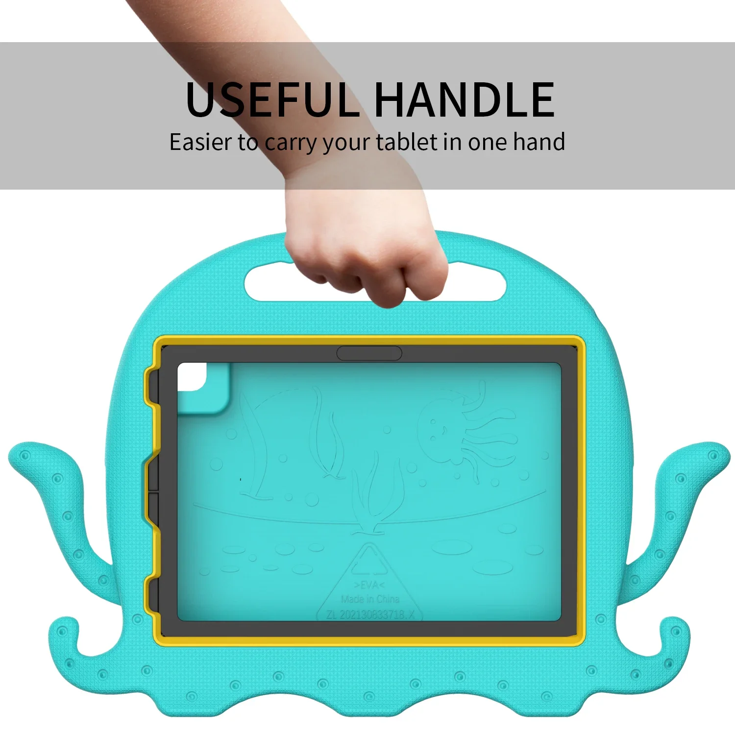 

For iPad Case Pro Air 4th 5th 6th 7th 8th 9th 10th Generation Mini with Handle 10.2 11 10.9 inch Tablet Cover for Children Gift