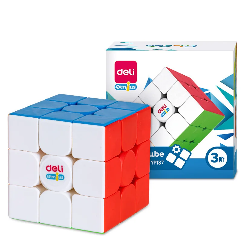 S 3x3 Speed Cube, Stickerless Professional Competition Magic Cube, Smooth Turning Puzzle Educational Toy for Beginner & Cubers
