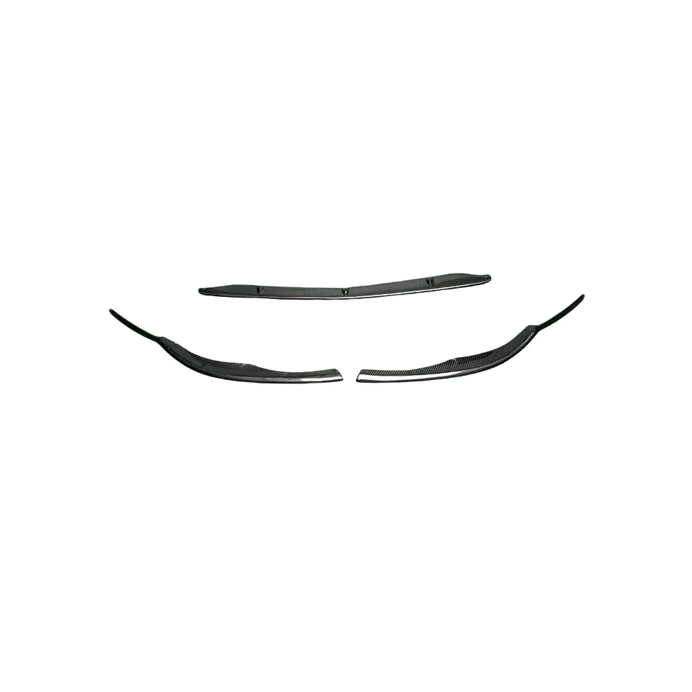 W205 C63 Coupe Carbon Fiber ED1 Style Front Lip Front Bumper Lip Front Separator For Mercedes Benz W205 C63 AMG Coupe view 4