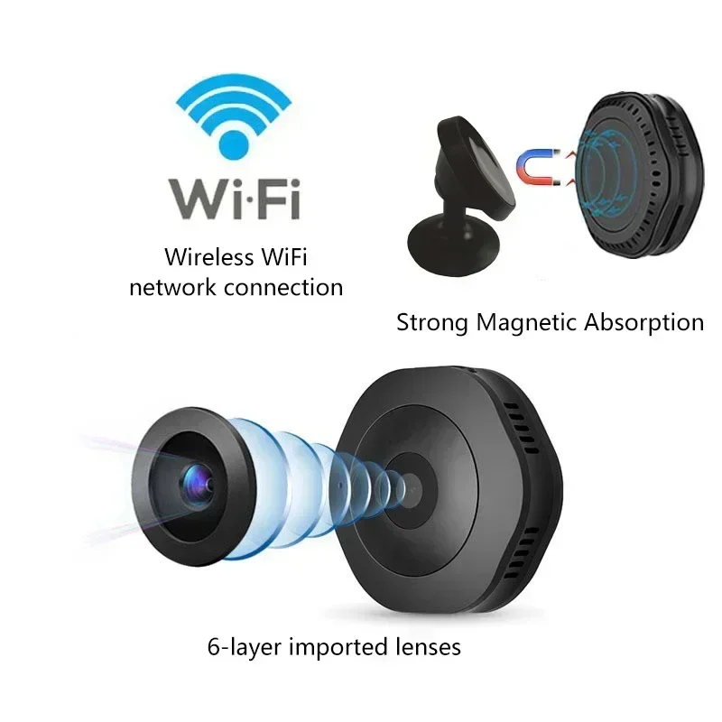 4K HD Mini Wireless Camera Portable Cam Invisible Night Version Camcorder Wifi Remote Monitor Video Voice Recorder Cameras 2026 image 3