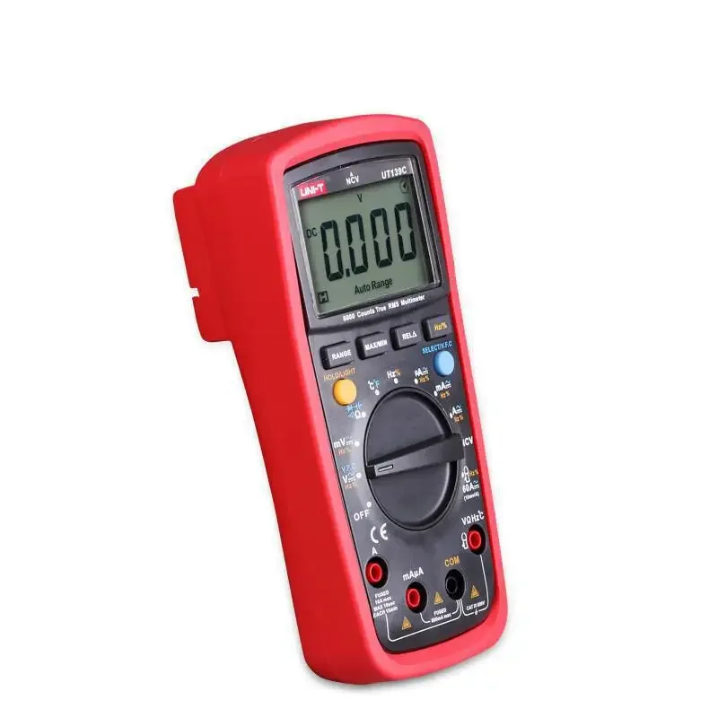 

UNIT UT139C True Digital Auto Range Вольтметр Амперметр Омметр Тестер емкости NCV