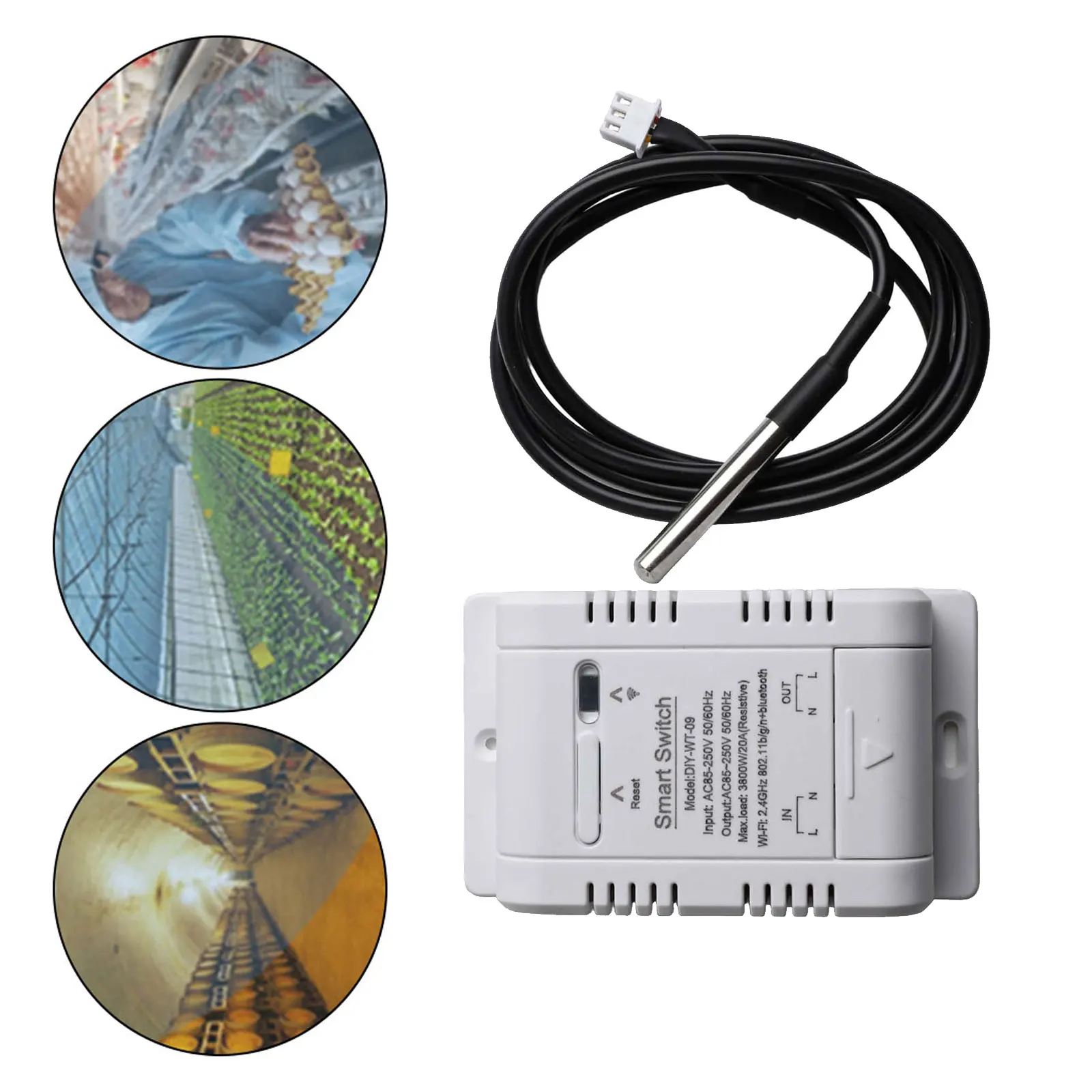 

Легко управляйте климат вашего дома с помощью интеллектуального датчика температуры, управляемого приложения ewelink.