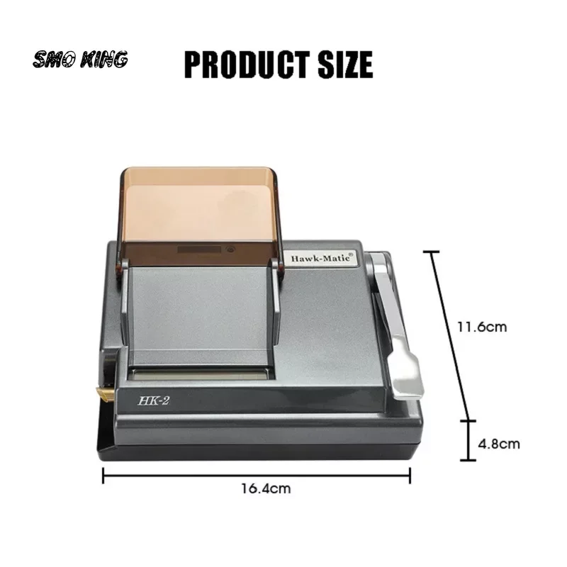 SMO HK-2 5.5/6.5/8mm Cigarette Machine High Quality Automatic Tobacco Rolling Inject Maker with Roll Tray Home Smoke Accessories