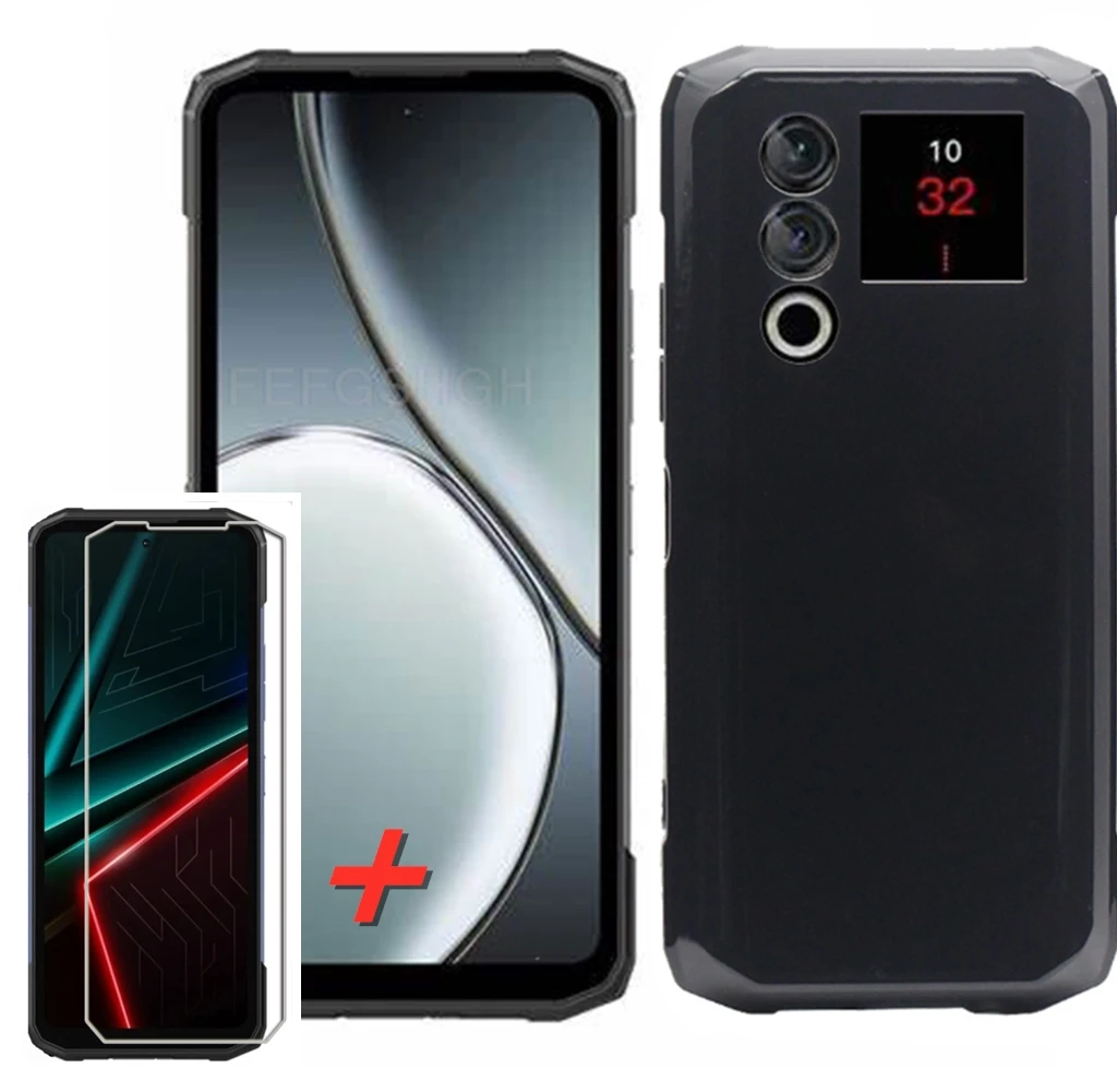 Protective Glass For Doogee Blade 20 Turbo Case Silicone Clear Cover On For Blade20Turbo Blade20 20Play Ultra Play empered Glass