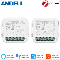 Zigbe Smart Curtain Switch Module for Blinds Tuya/Smartlife  Remote Control  DIY Compatible with Google Home Alexa Voice Control