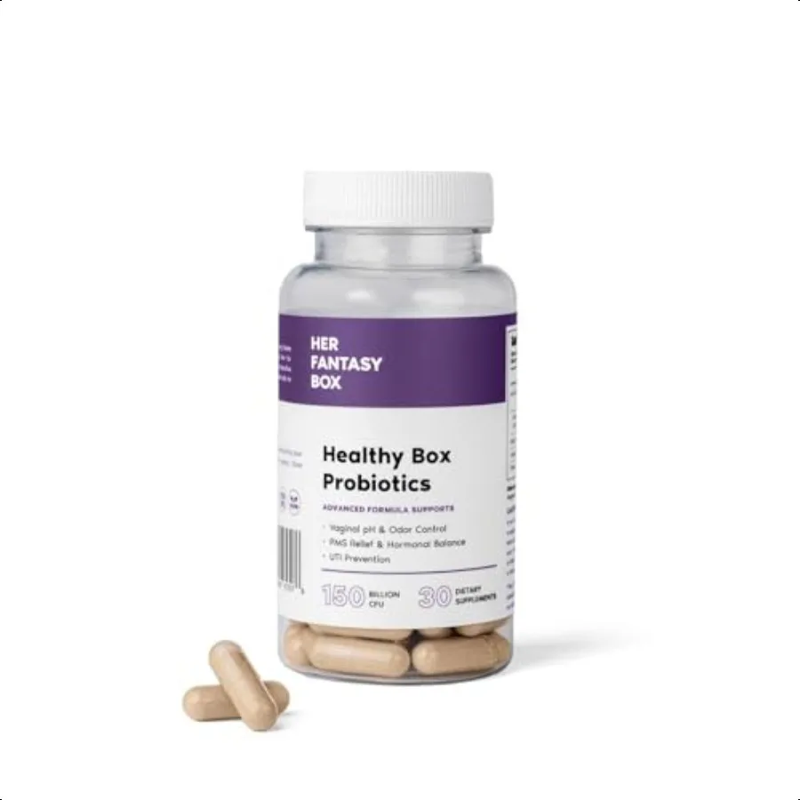 Probióticos vaginales para mujeres Prebióticos + Mezcla avanzada de lactobacilo Equilibrio hormonal Alivio PMS y prevención UTI Femenina