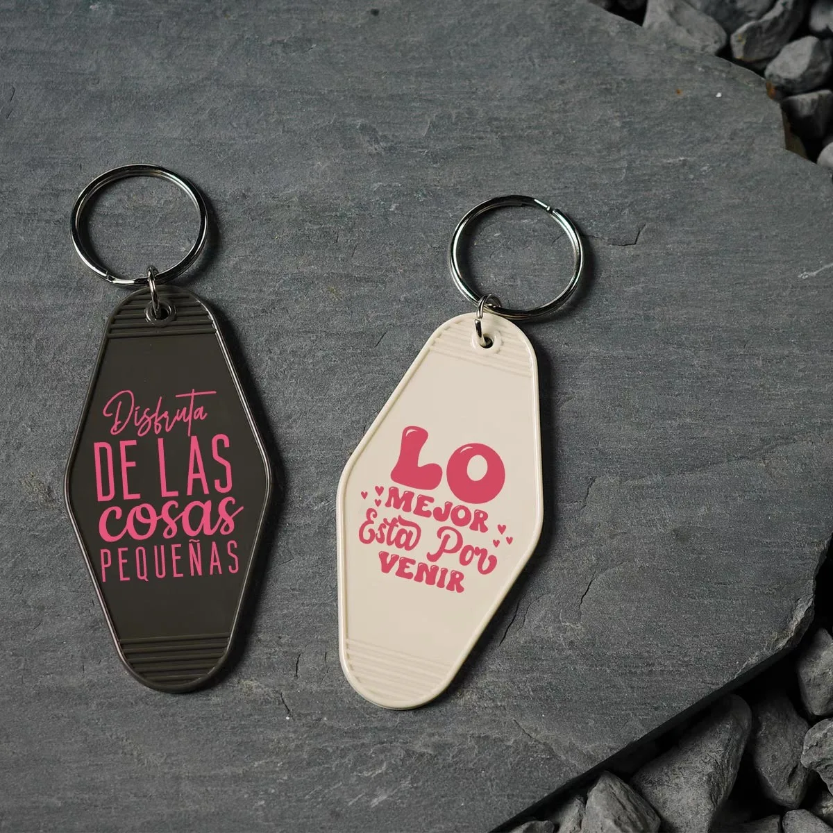 60 Pieces Spanish inspirational quotes UV DTF Transfer Durable High Viscosity Adhesive DIY Crafts Office Supplies And Keychain view 5