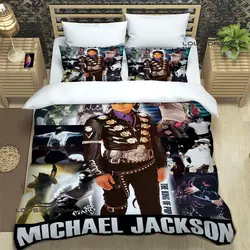 Michael Jackson set di biancheria da letto stampati set di forniture per il letto squisito copripiumino set di biancheria da letto set di biancheria da letto regalo di compleanno di lusso