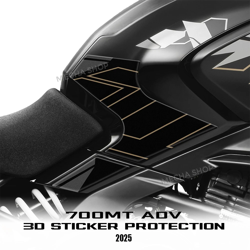 

For CFMOTO 700MT 700 MT ADV 3D Epoxy Sticker Protection Kit Fuel Tank Protector