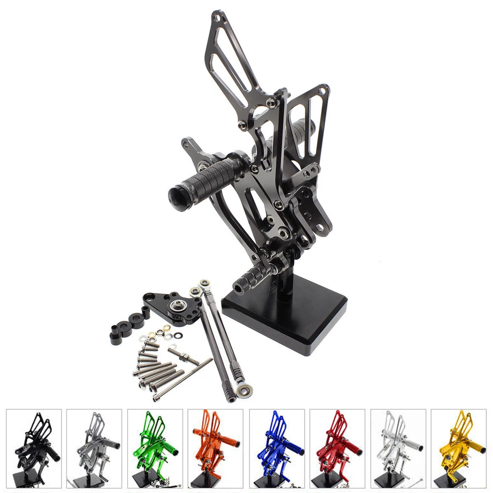 

Motorcycle CNC Rearset adjustable Foot Pegs suit For Honda CBR600RR ABS 2012 2013 2014 2015