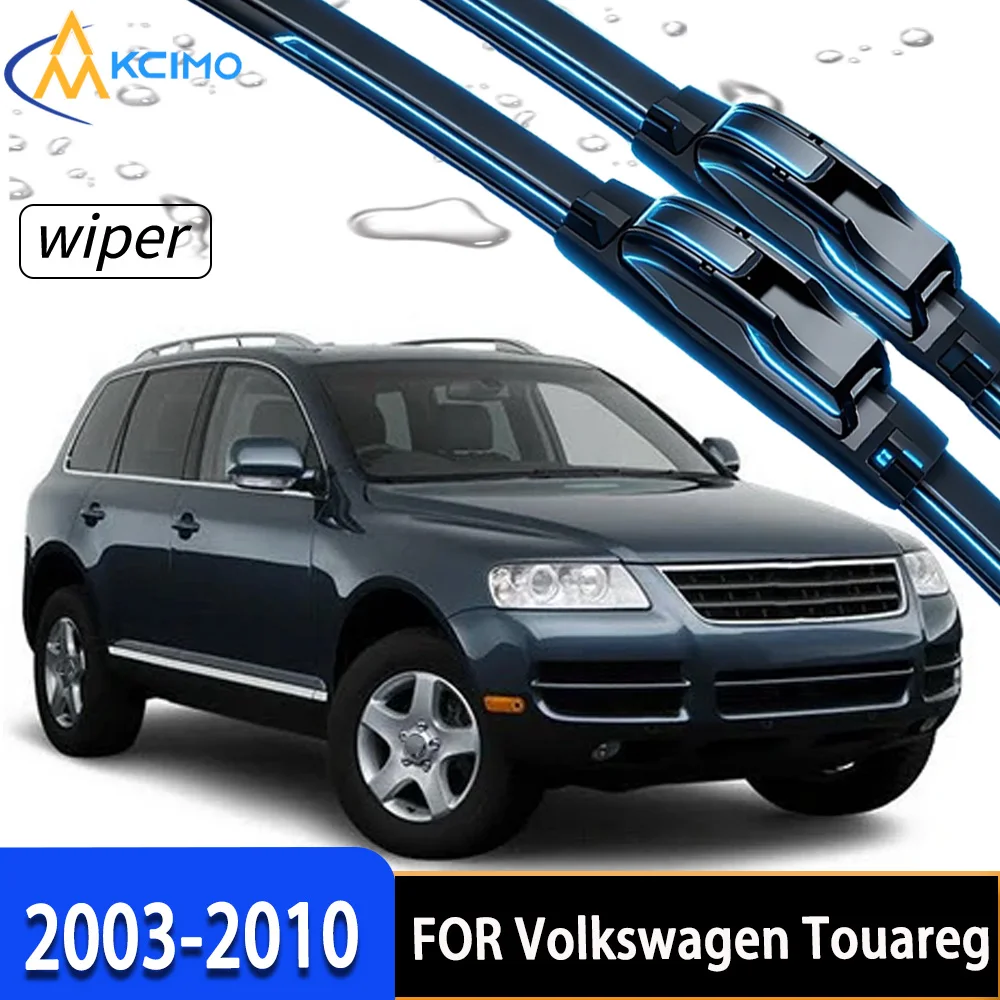 

Premium Front Windscreen Wiper Blades with Durable Rubber, All-Weather Stable Performance for Volkswagen Touareg 7L 2003-2010