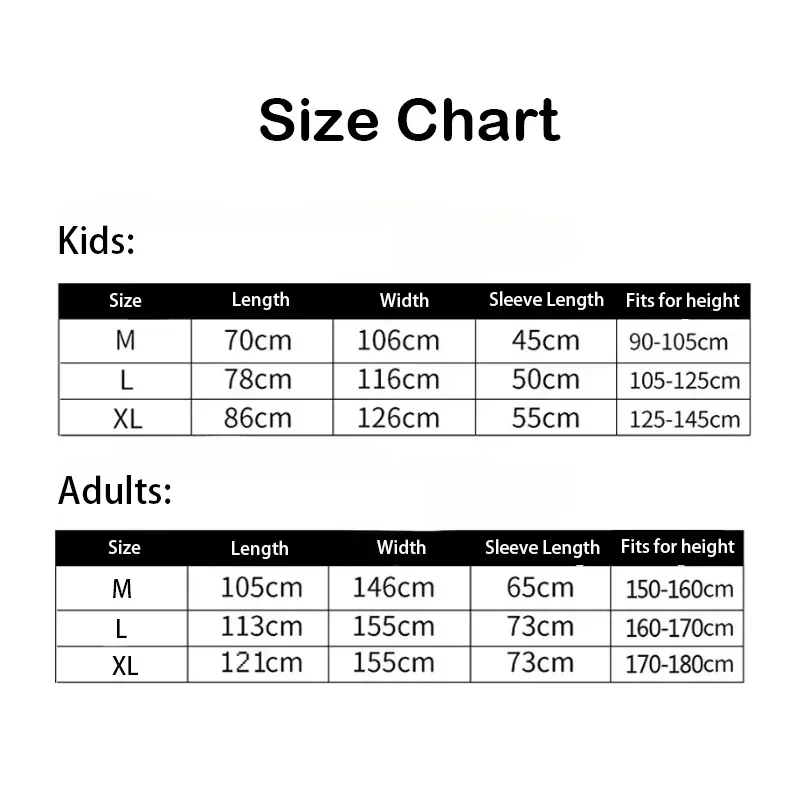 Parent-child Raincoat Kids for Girls Boys Waterproof Hooded Impermeable Kids Ponchos Rain Suit Rainwear with Space for Schoolbag