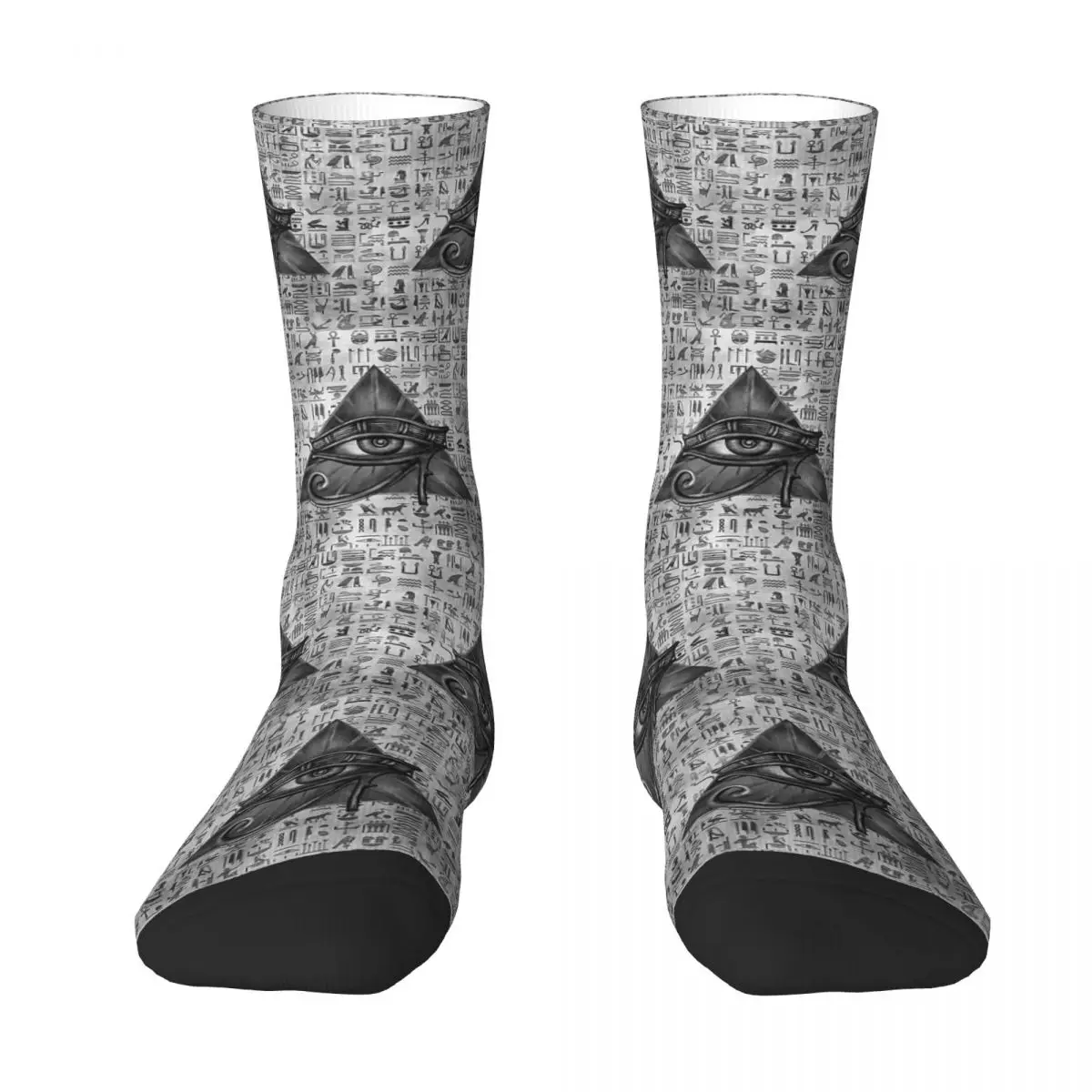 Egyptian Eye Of Horus Wadjet Digital Art Socks Harajuku Stockings All Season Long Socks Accessories for Man Woman Birthday Gifts