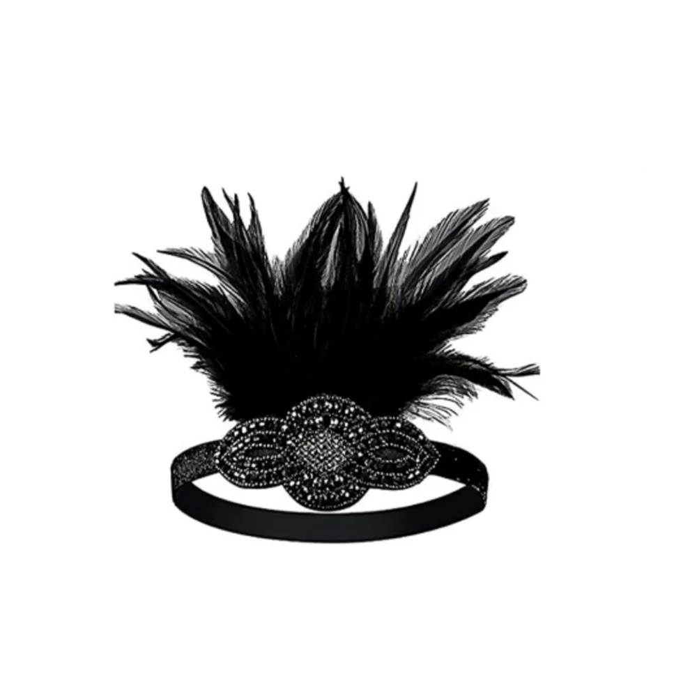 PESENAR Pearl necklaces, earrings, headbands and gloves from the 1920s are perfect for festive party outfits