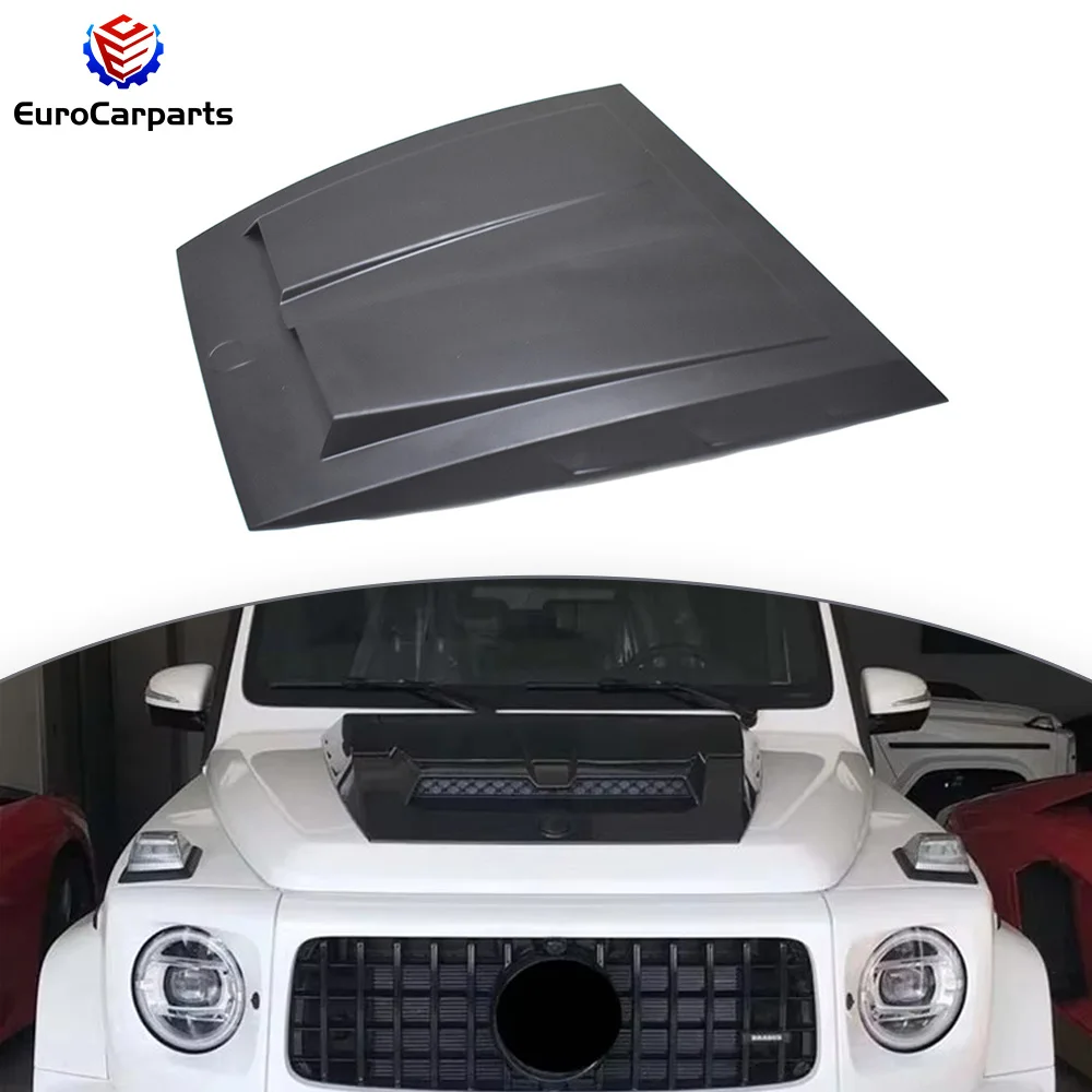 

Hood Scoop W464 W463A FRP Material fit for 2018-2021y G Class Hood Bonnet G63 G500 Engine Hood Car Front Cover Auto Replace Part