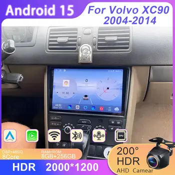 볼보 XC90 2004-2014 차량용 라디오 헤드 유닛 멀티미디어 비디오 플레이어 스테레오 내비게이션 GPS 안드로이드 오토 5G WIFI DSP (2din DVD 미포함) 6 best sales 볼보 XC90 라디오 - №6