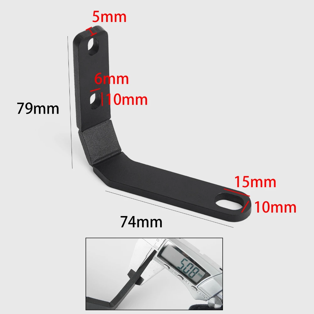 لهوندا المتمردين CMX 250 300 500 2014 15 16 17 المتمردين 250 المرايا تمديد عدة مرآة الرؤية الخلفية أسفل قوس انقلبت مرآة وزارة الدفاع #6