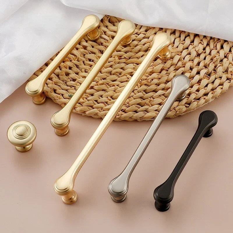 Zinklegierungsgriffe für Schubladen, Schränke, Möbel, Küchen, Türknöpfe, Schubladen, Möbel, Küche, schlichte Hardware – Detail 1