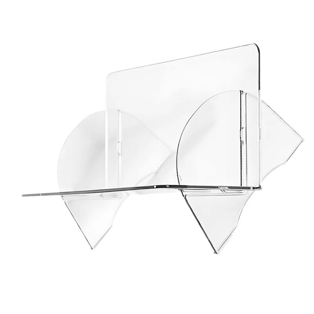Desktop Bookshelf Clear Detachable Book Organizer Magazine Rack Book Storage Shelf No Tool Assembly Storage Rack