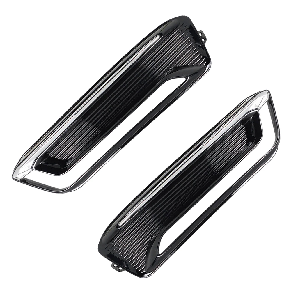 1Pcs Front Fog Light Lamp Cover For Chevrolet Chevy Impala LTZ Premier Left & Right Side Black ABS High Quality Auto Parts