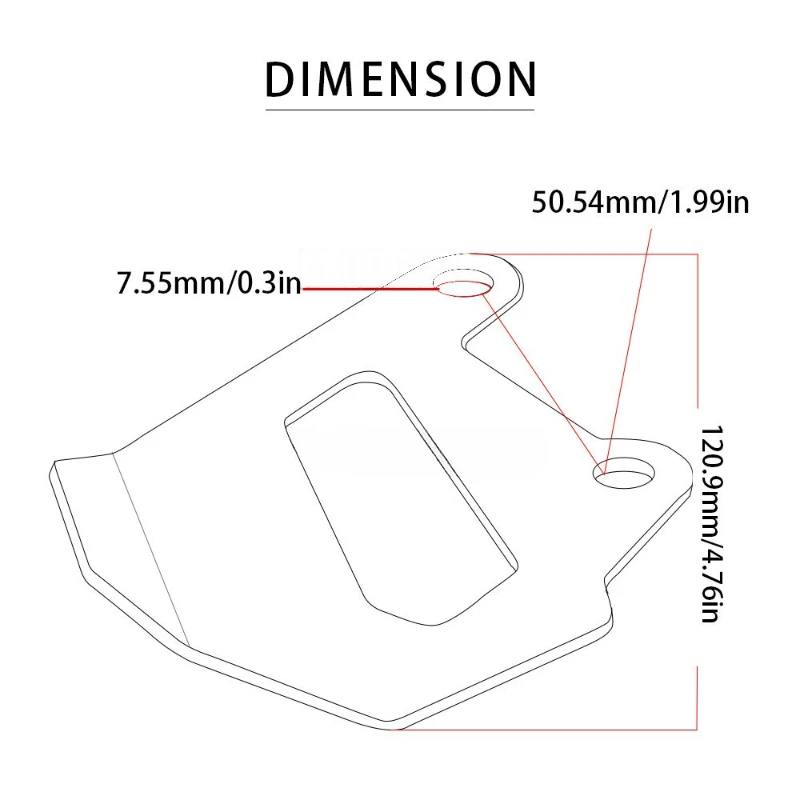 Cubierta de bomba de freno trasero para motocicleta, cubierta de protección de pinza trasera, apta para BMW R1200GS, R1250GS, ADV, Waterbird