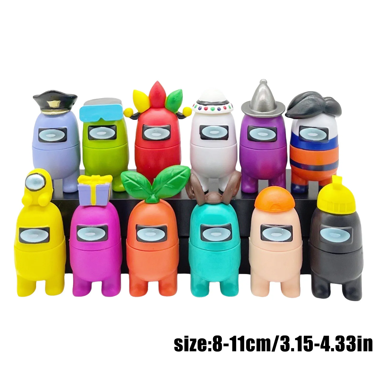 Juego de juguetes de figuras de anime móviles de PVC duraderos, colección de personajes de superhéroes para regalos decorativos de muñecas de escritorio y recuerdos de fiesta