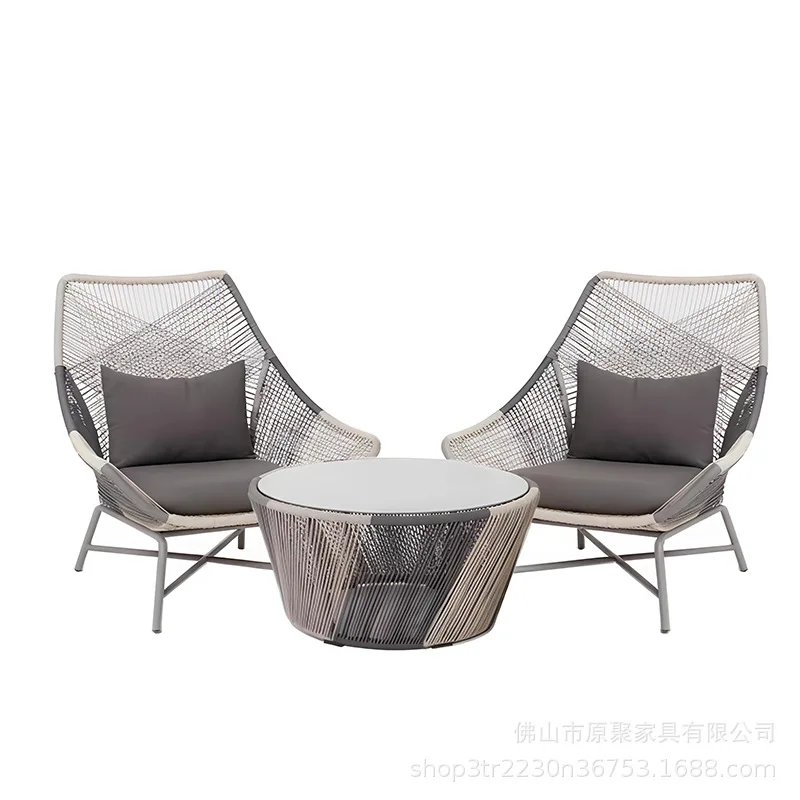 Rattan interno da cadeira do lazer da cadeira exterior do rattan