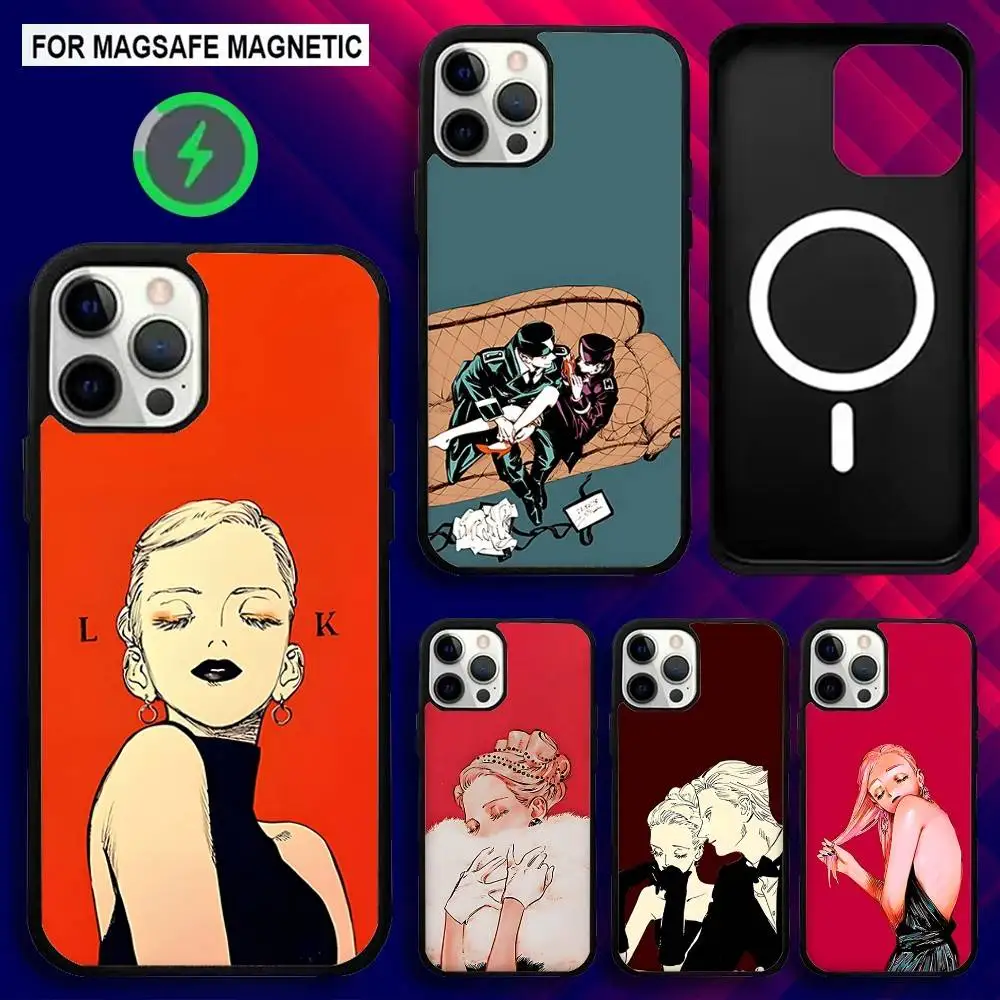 

Новый чехол для телефона V-Veil Kotteri для iPhone 17,16,15,14,13,12,11,Pro,Max,Plus,Mini,SE4,E с магнитной беспроводной зарядкой Magsafe