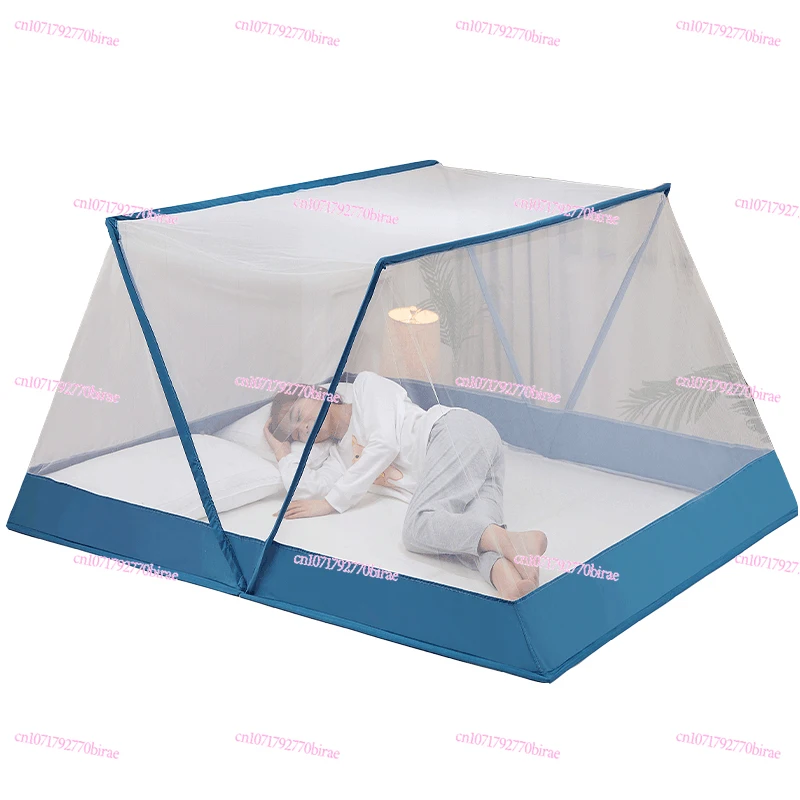 

Foldable Mosquito Net Portable Student Dormitory Bunk with 2025 New Internet Celebrity Simple Encryption Home Free Installation