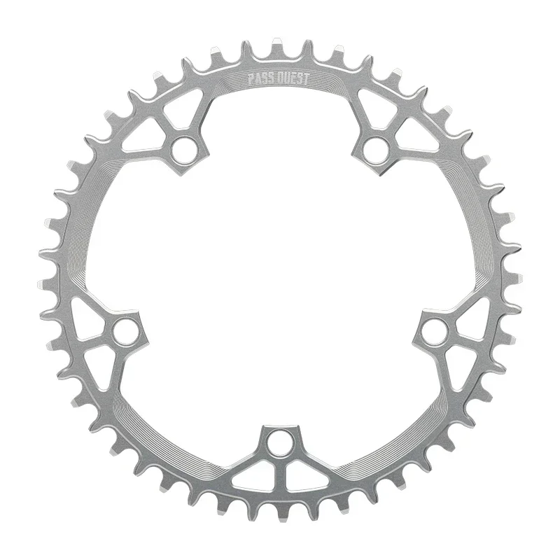 PASS QUEST 135BCD Five-Claw Chain Wheel For CAMPAGNOLO Chainring Road Bike Sprocket 40 42 44 46 48 50 52 54 46 58T Silver