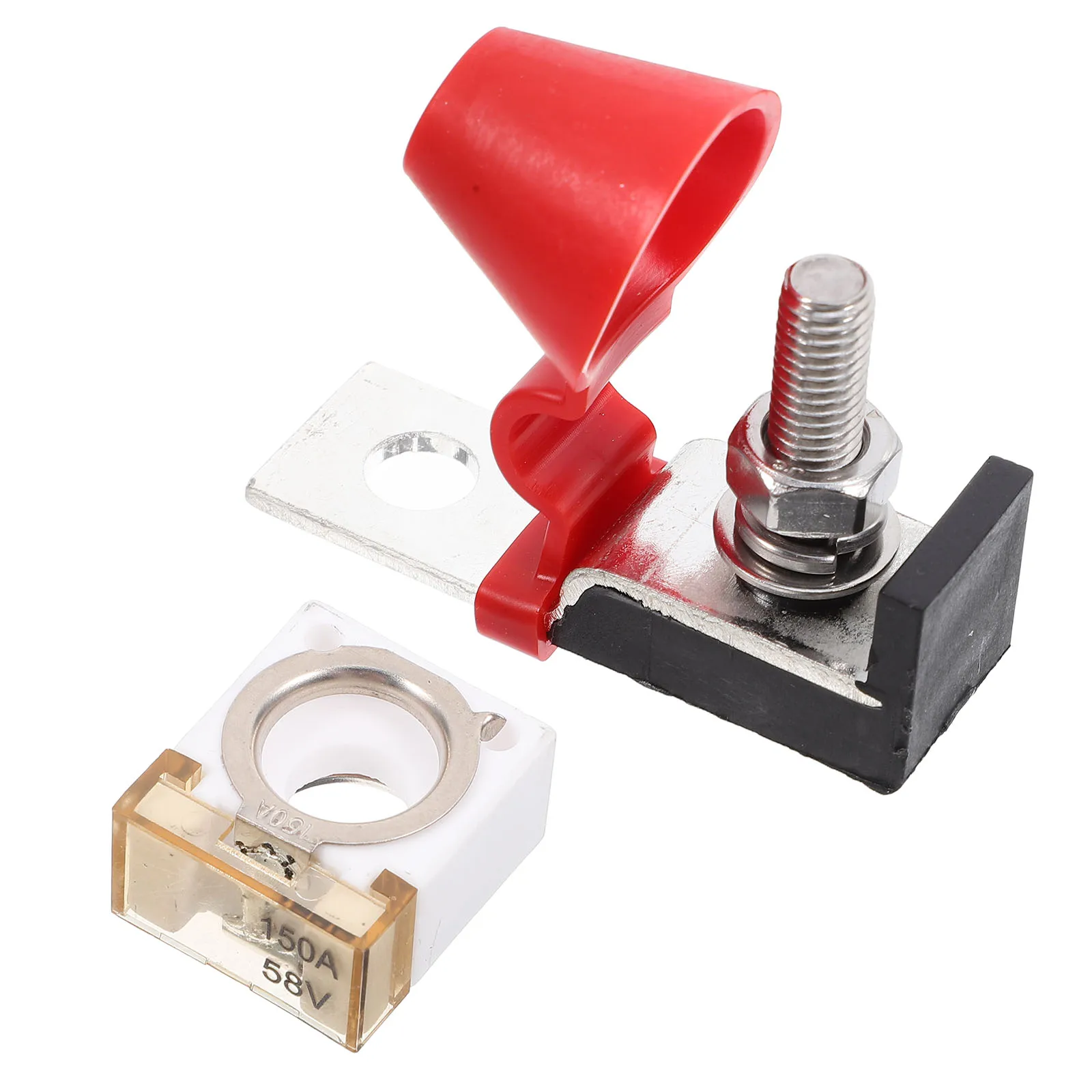 

Car Terminal Fuse Block Holder Insulated Mini Automotive Cable Block Zinc Alloy Material Circuit Protection Safety