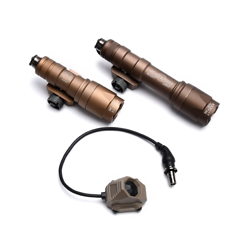 

Тактический охотничий фонарь Surefire M300 M600 с высокой светоотдачей, постоянным свечением, выключателем AXON, разъемом SF и креплением на планку Пикатинни для оружия