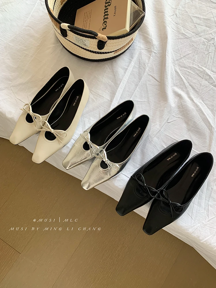

2025 New Slip-On Outdoor Casual Comfort Basic Shoes On Heel Retro Mary Jane Daily Loafers Mules Women Roman Low Heel Ballet Shoe