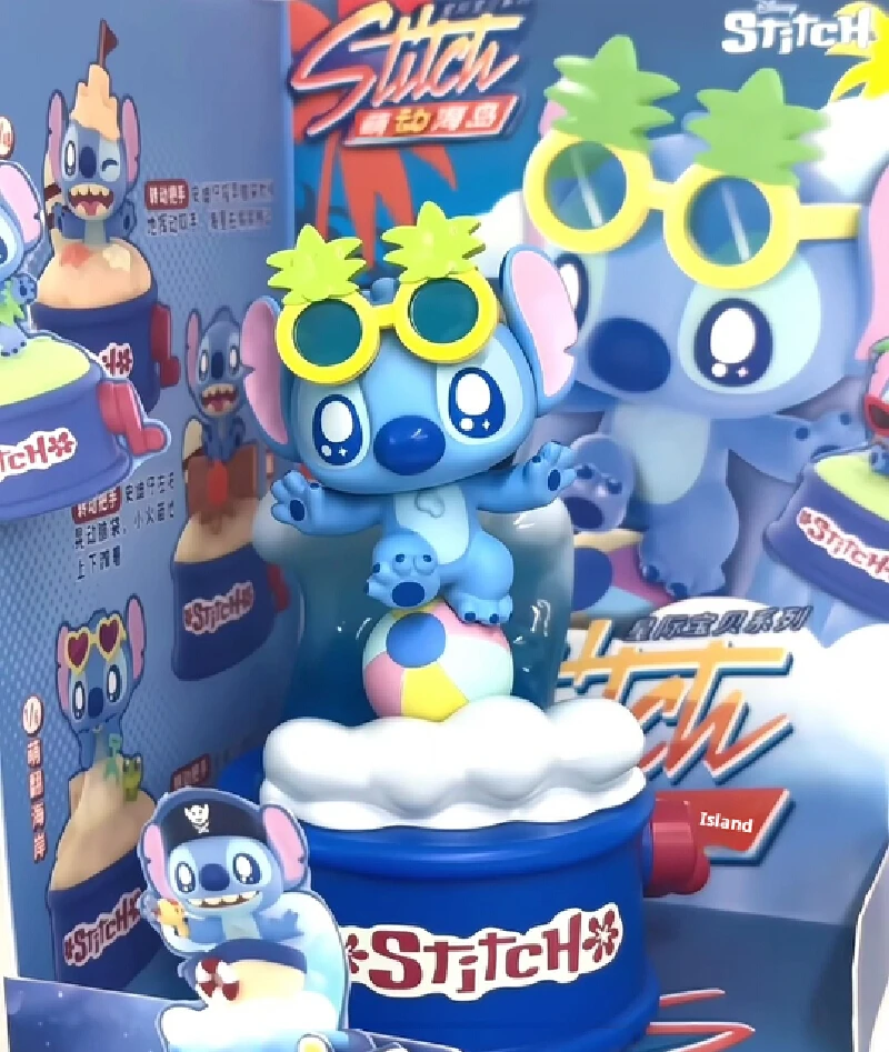 

Goldlok Stitch милый остров слепая коробка орнамент ручной работы межзвездная детская стежка модный игровой подарок сюрприз Kawaii подарок на день рождения