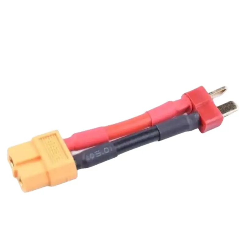 XT60 Female to Deans T-Plug Male Connector Lead Adaptor Wire Cable 14AWG 40mm RC LiPo 2 Pack