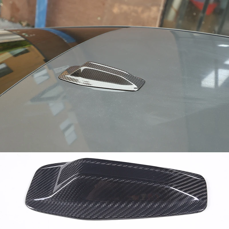 

For 22-24 BMW 4 Series (4 Doors) G26 Real Carbon Fiber Car Roof Antenna Shark Fin Antenna Cover Decoration Cover Car Accessories
