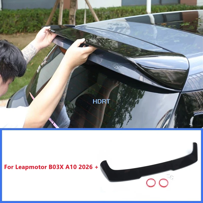 Car Styling Tail Lip Spoiler Wing Rear Trunk Roof Splitter Cover Protector Decoration Accessories For Leapmotor B03X A10 2026 +