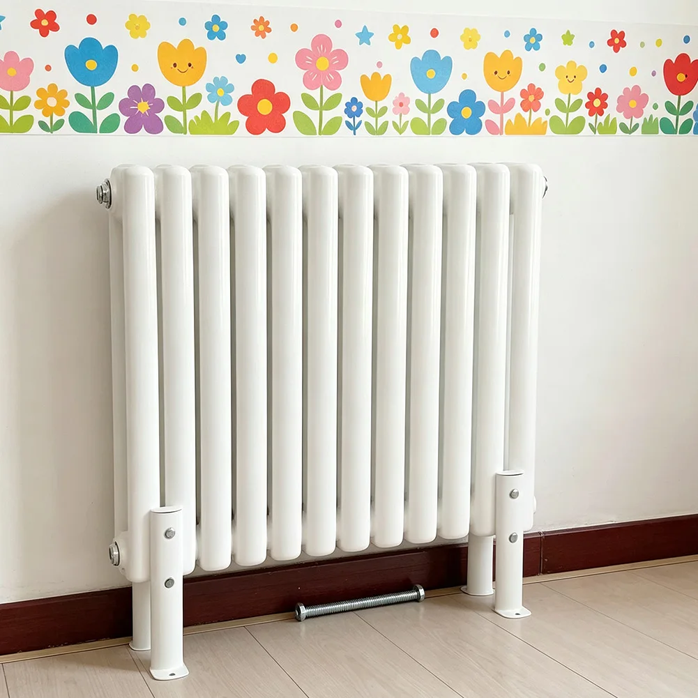 Heating System Holder Steel Radiator Bracket For Optimal Air Circulation Sturdy Construction Efficient Heat Management