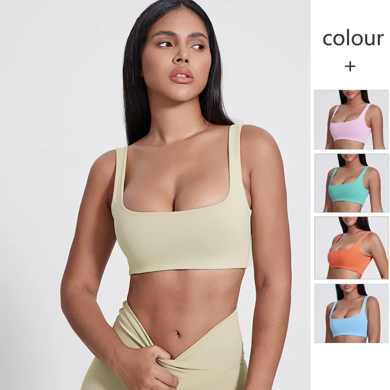 

Новый женский спортивный бюстгальтер — носимый на улице, идеально подходит для бега, йоги, пилатеса, тренировок и жилета для фитнеса