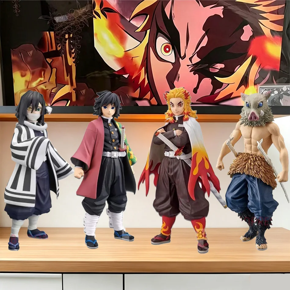 Anime Demon Slayer Actionfiguren Kimetsu No Yaiba Shinobu Nezuko PVC-Puppen Modell-Sammlerstücke Japanische Fanartikel Spielzeug