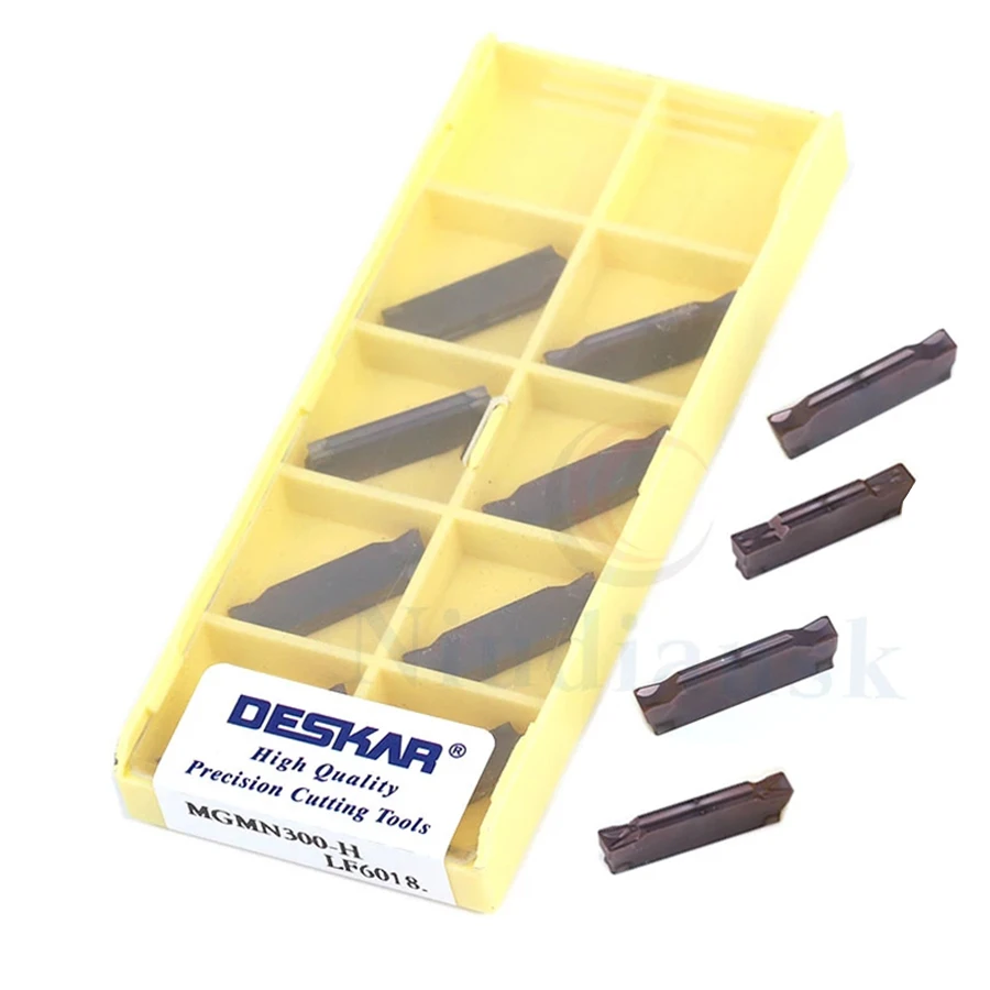 DESKAR MGMN200 MGMN300 MGMN400 MGMN500 MGMN600 -G -M -T -H LF6018 Grooving Turning CNC Lathe Carbide Inserts For Stainless steel