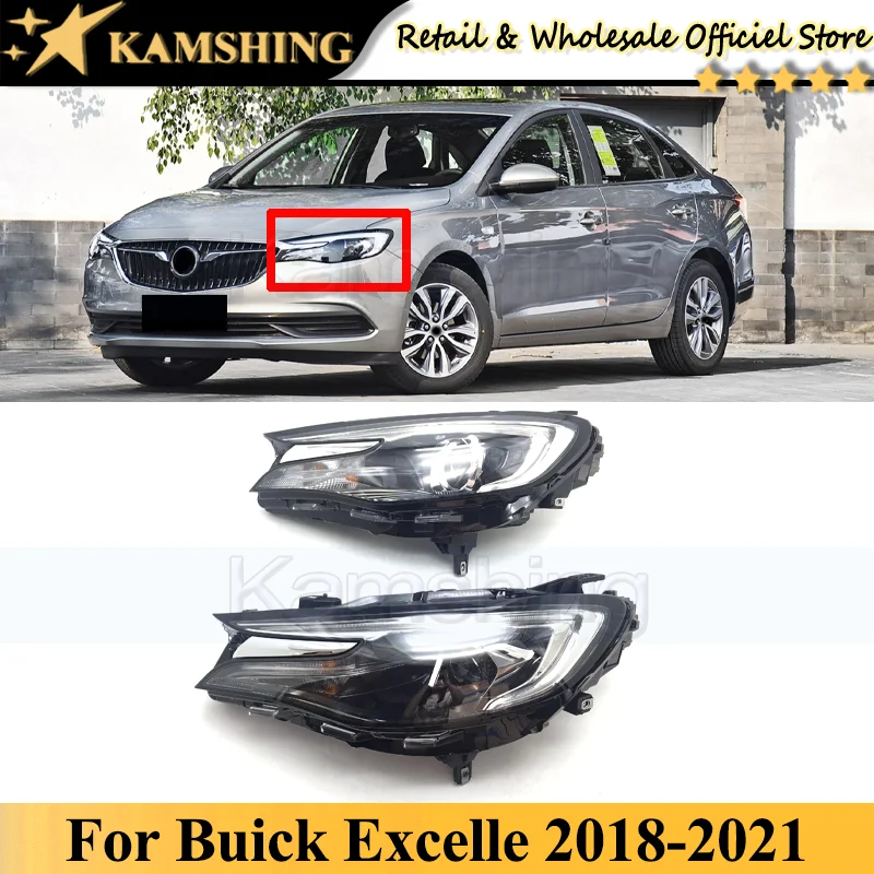 

Kamshing For Buick Excelle 2018 2019 2020 2021 headlight Front bumper head light lamp head lamp light headlamp