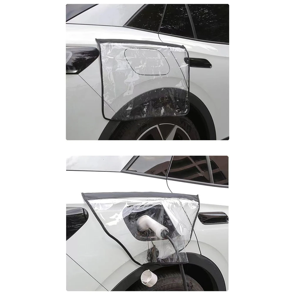 

Универсальный защитный чехол для зарядного порта электромобиля, водонепроницаемый, из ПВХ, с магнитным креплением, совместим со всеми электромобилями