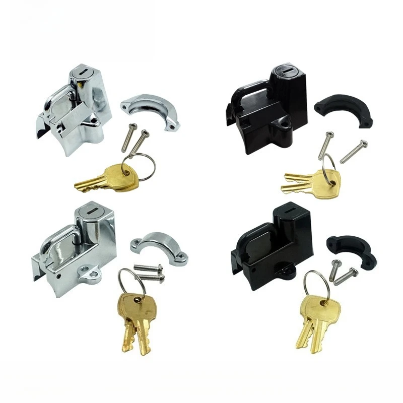 

Anti-Theft Universal Helmet Lock for Harley 883/1200 - 22-32MM Handlebar Fit Off-Road/Electric Bike Modification Accessory