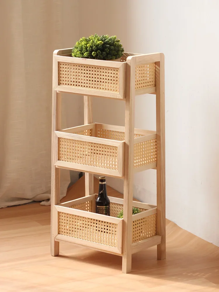 Floor-to-ceiling multi-layer shelves Living room Bedroom Kitchen Home storage racks Office snacks Cosmetics