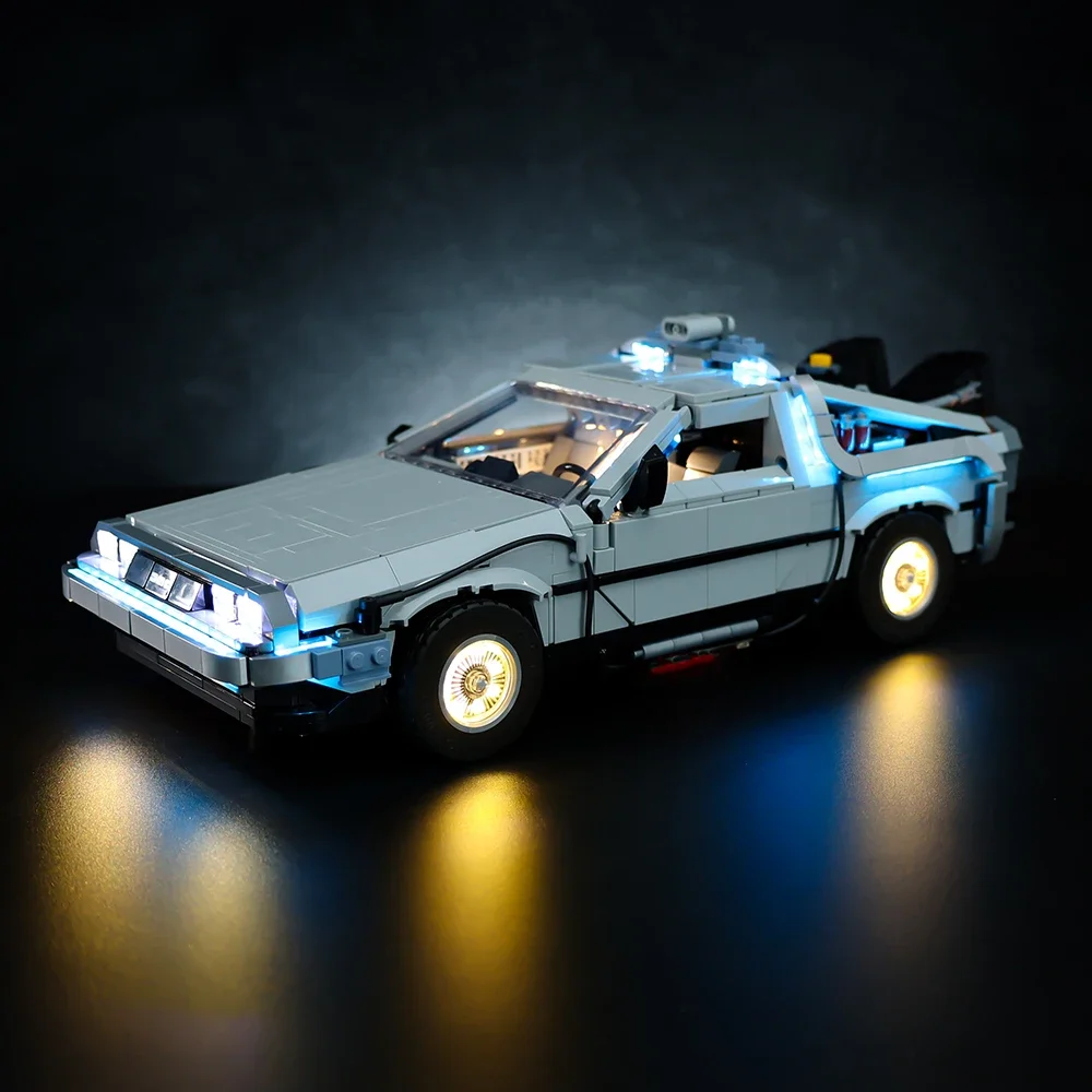 

Набор строительных блоков со светодиодный Ной подсветкой для конструктора LEGO 10300 «Назад в будущее» (в комплект входит только светильник)