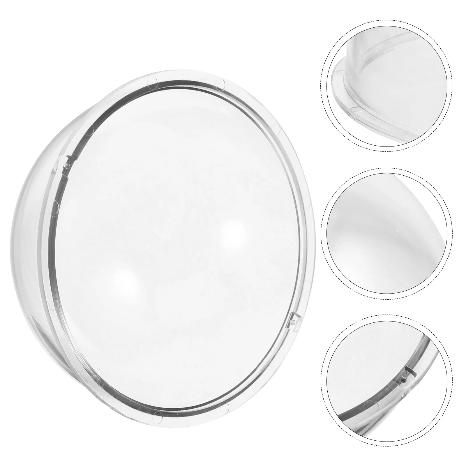 

Security Camera Dome Cover Compact Lightweight Impact Resistant Camera Protector Outdoor Indoor Monitor Protective Shield